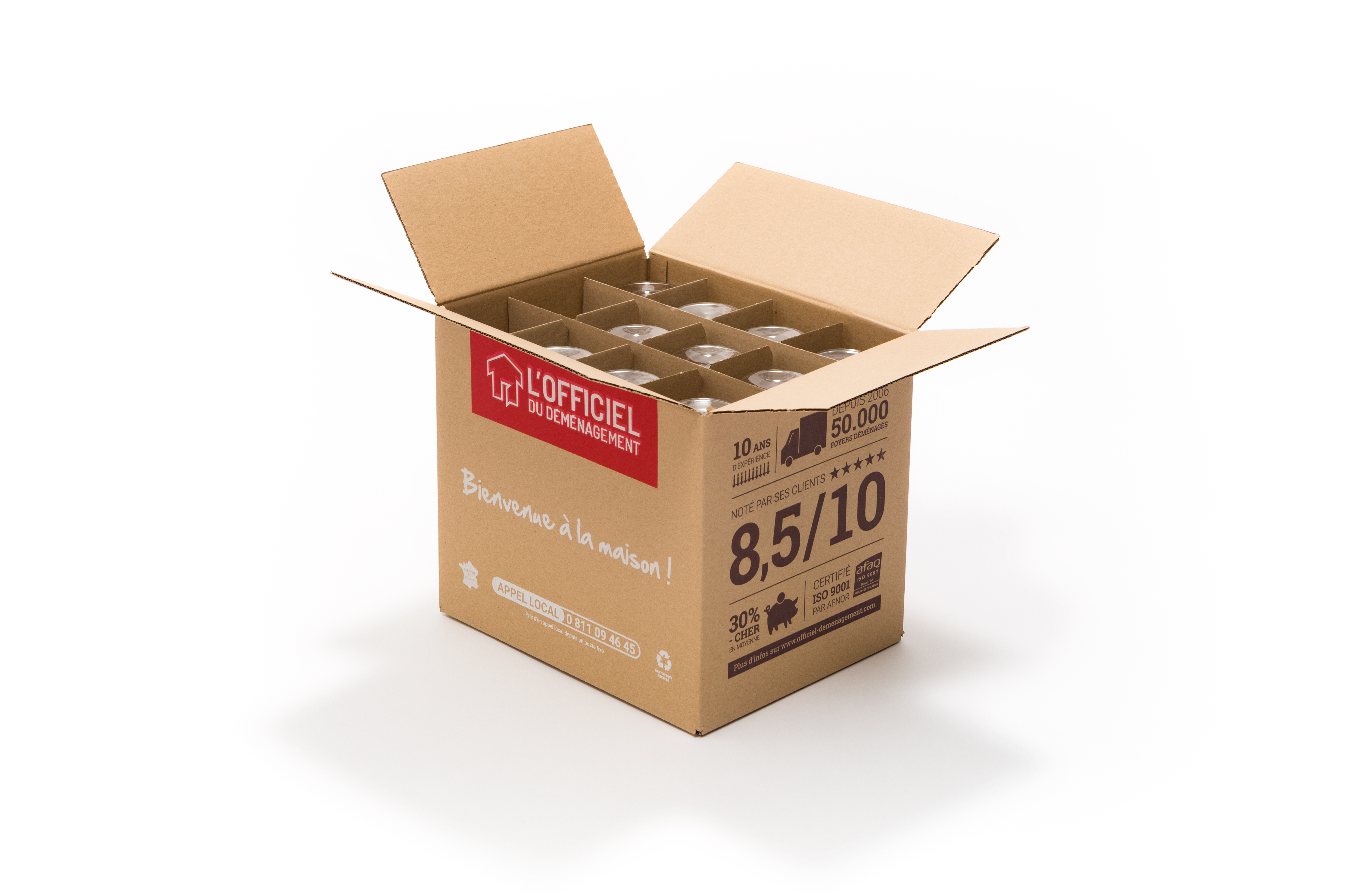 Carton standard : achat de cartons pour le déménagement